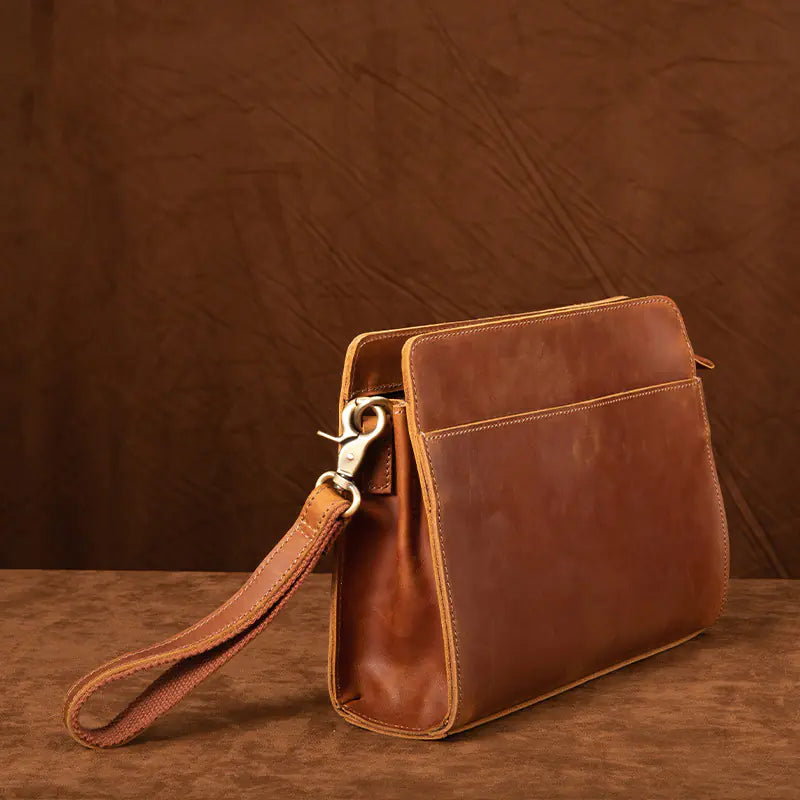 Genuine Leather Men's Shoulder Bag