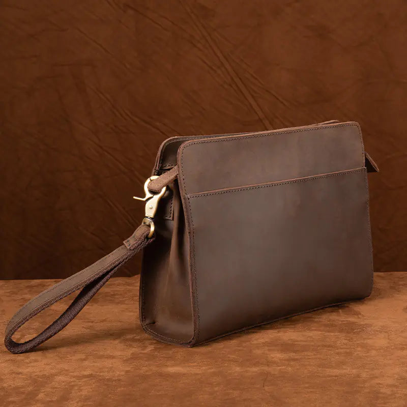 Genuine Leather Men's Shoulder Bag