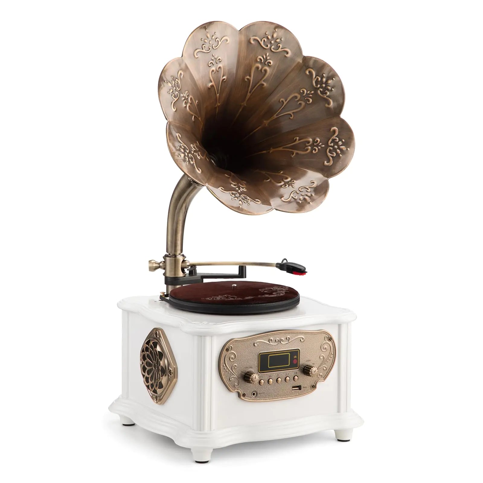 Retro Phonograph Record Player