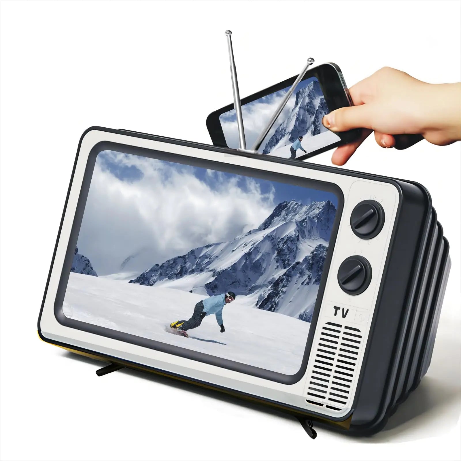 Retro TV Amplifier Phone Screen Magnifier
